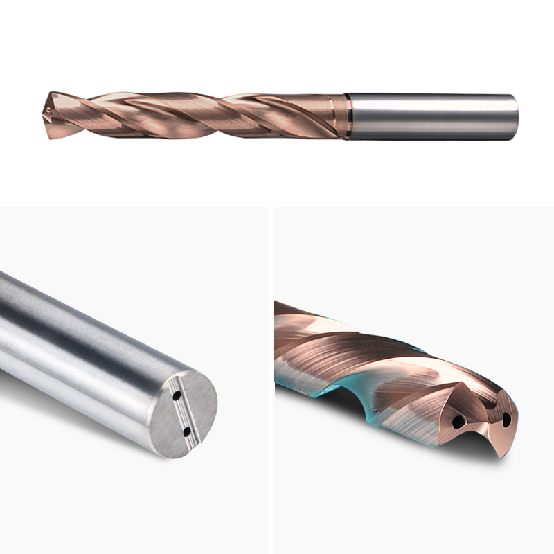 Solid Tungsten Internal Cooling Drill