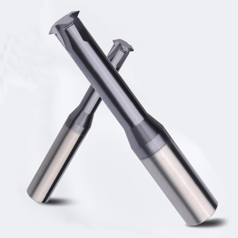 Solid single tooth threading milling